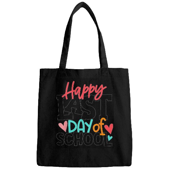 Happy Last Day Of School Kids Teacher Student Graduation 10 Bags