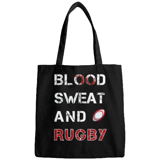 Mens Rugby Players Blood Sweat and Rugby Bags