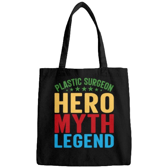 Plastic Surgeon Legend Surgery Expert Doctor Graphic Bags