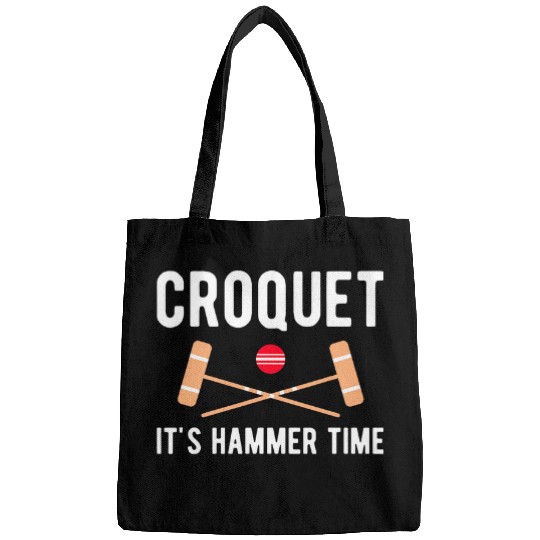 Croquet Its Hammer Time Croquet Player Lawn Game Bags