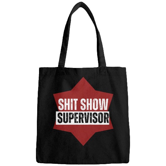 vintages For Adults Cool Shit Show Supervisor Hilarious Bags