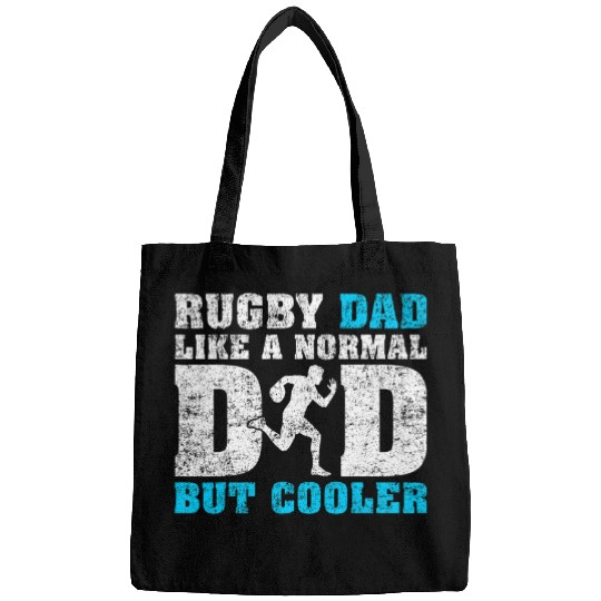 Mens Rugby Player Dad Retro Style Normal Rugby Dad Fathers Day Bags