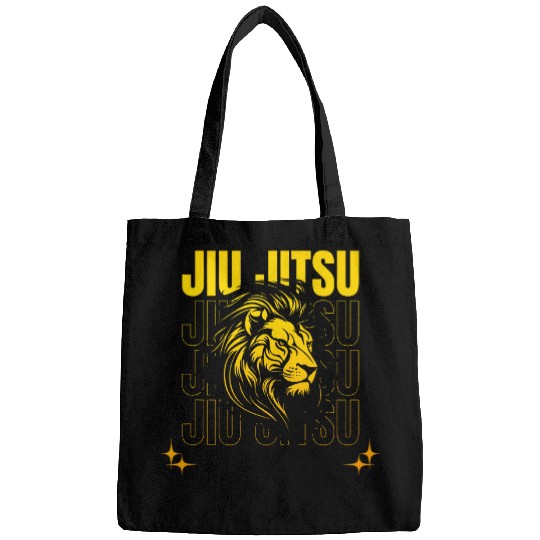 Mens Jiu Jitsu Majestic Lion Graphic BJJ Student MMA Fan Bags