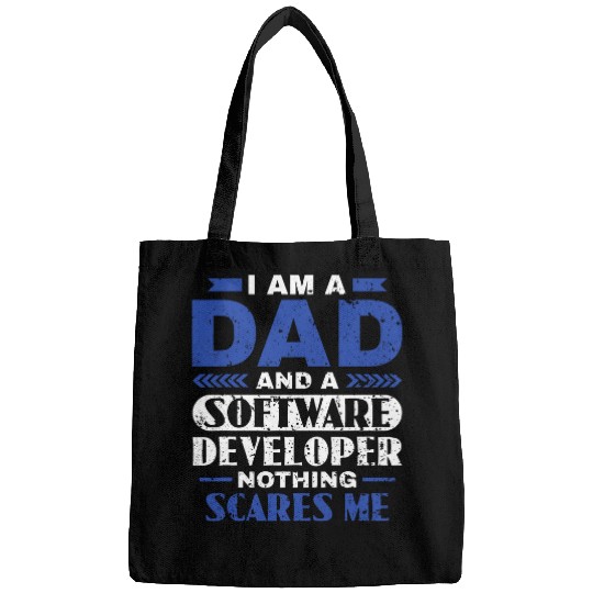 Software Developer Dad Computer Programmer Coding 1 Bags