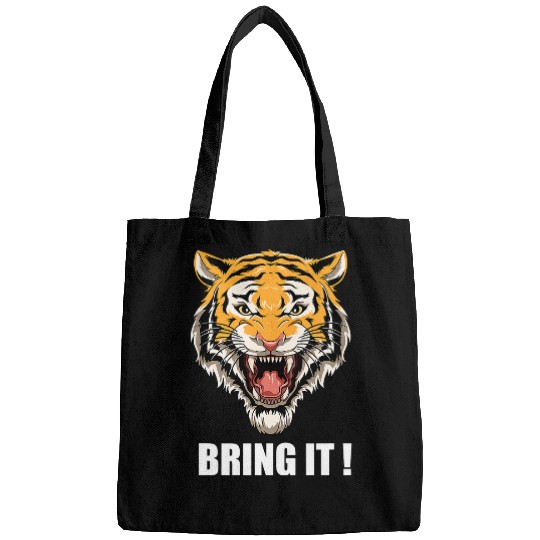 Funny Karate Tiger Head Karate Japanese Martial Arts Bags