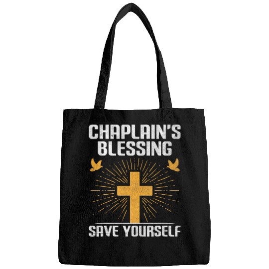Christian Chaplain Profession Religious Worker Cross Bags