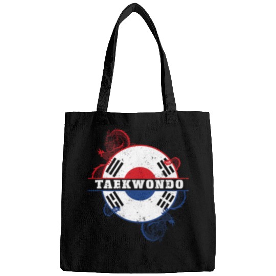 Taekwondo Korean Dragon Flag Tae Kwon Do Martial Artist Bags