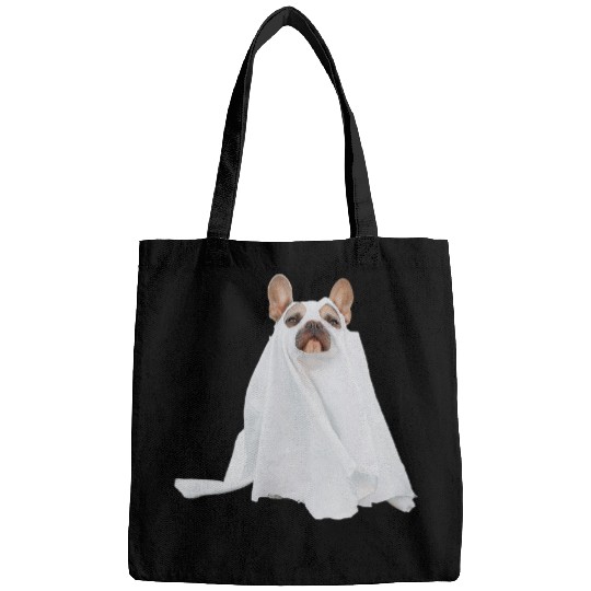 Pug Puppy Halloween Costume Veterinarian ghosts Pug Mama Dad Bags