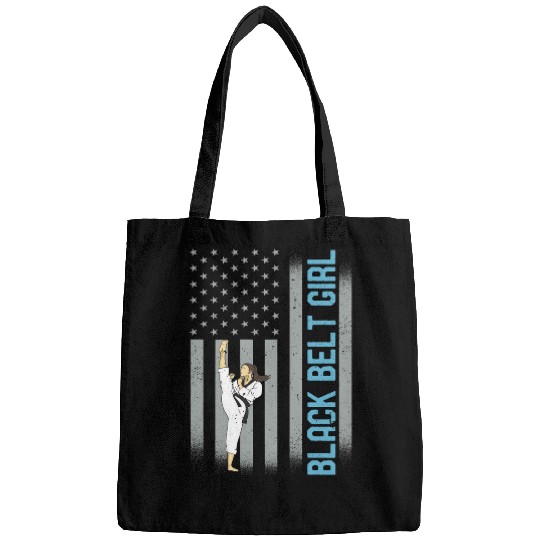 Taekwondo Judo Karate Martial Arts Black Belt Girl 1 Bags