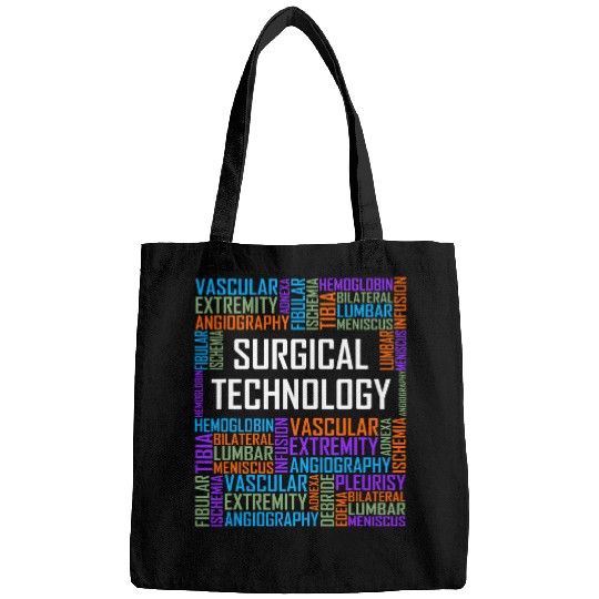 Surgical Technology Words Gift Tech Technologist Surgeon Bags