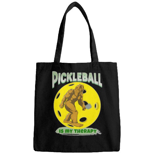 Funny Pickleball Big Foot for Guys Sasquatch Pickleballer Bags