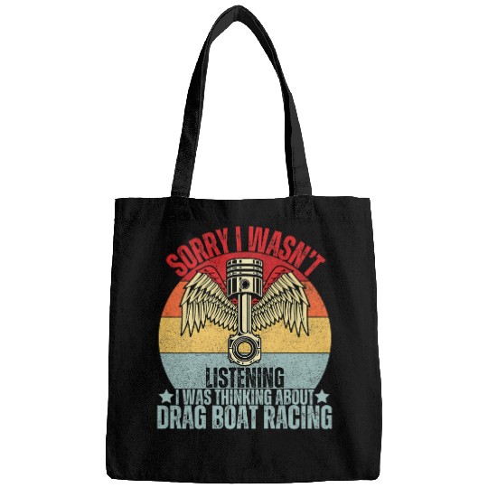 Drag Boat Racing Quote for a Drag Boat Racer 1 Bags