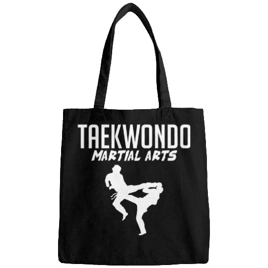 Taekwondo Fighter Kicking Training Black Belt Korean Bags