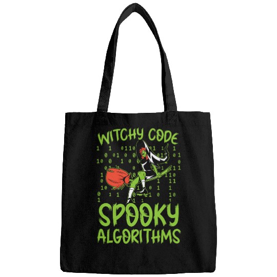 Witchy Code Spooky Algorithms Programmer Halloween Bags