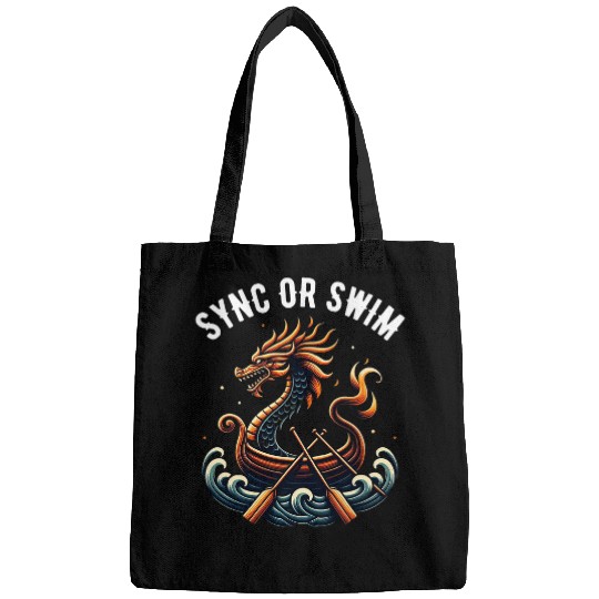 Dragon Boat Racing Paddle Sync Or Swim 1 Bags