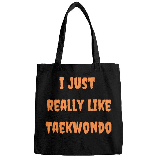 Taekwondo Martial Arts Halloween Goth Fall Autumn Bags