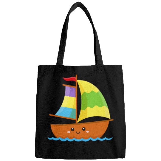 Cute Boat Sailboat Kids Toddler Boys Girls Sailboats Sailing Bags