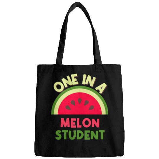 You Are One In A Melon Student Watermelon Lover Student Bags