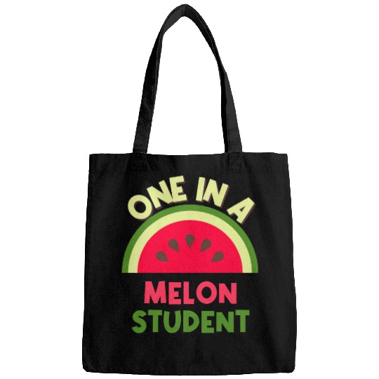 You Are One In A Melon Student Watermelon Lover Student Bags