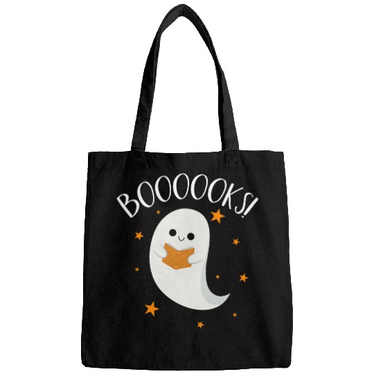 Cute ghosts Book Reading Teacher Top For Halloween Bags