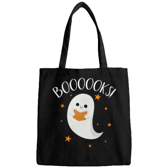 Cute ghosts Book Reading Teacher Top For Halloween Bags