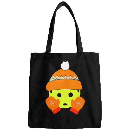 Cute Pickleball Christmas Winter Mittens and Hat Bags