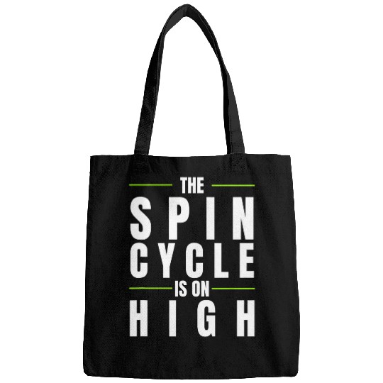 Funny Pickleball Pun The Spin Cycle Is On High Bags