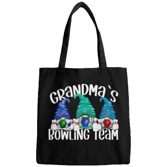 Gnome Retirement Motif For Women Funny Grandmas Bowling Team Bags