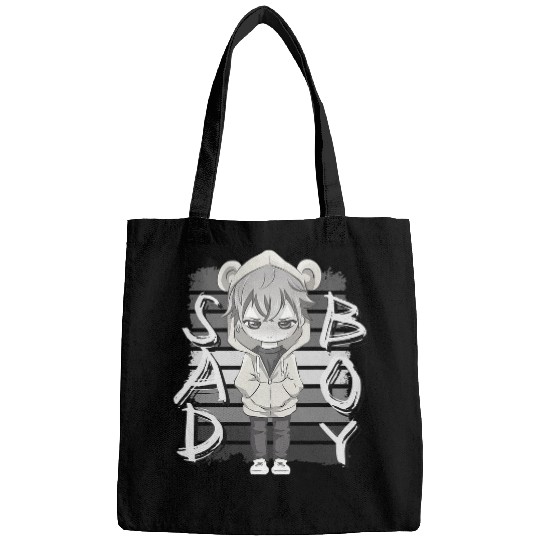 Anime Sad Boy Aesthetic Japanese Anime Cosplay Otaku Goth Bags