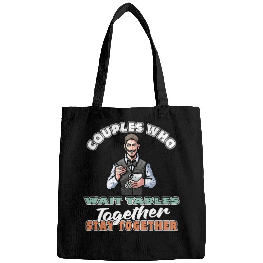 Waitress Couple Server Waiter Bags