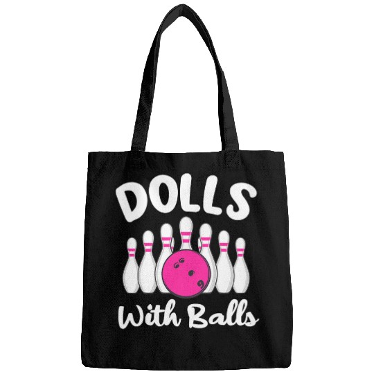 Dolls With Balls Funny Bowling Team Women Girls Bags