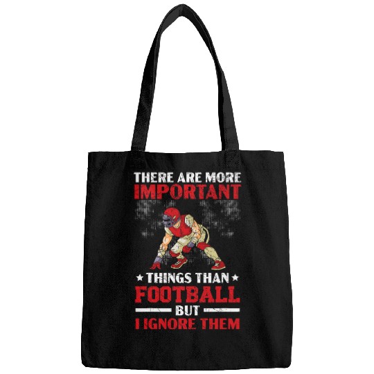 More Important Things Than Football American Rugby Player Bags
