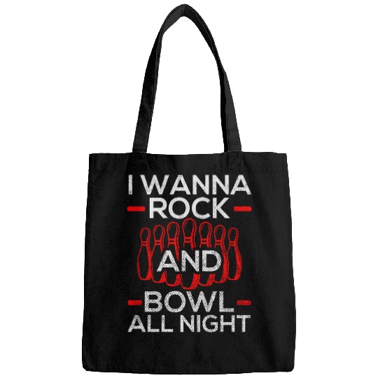 Bowling Lovers Rock and Bowl Bowler Gifts Bags