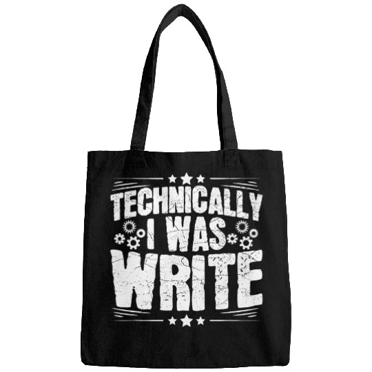 Technically i was write Pun for a Technical Writer Bags