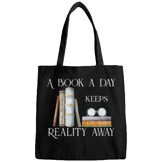 Book obsessed funny quote for book lovers readers Bags