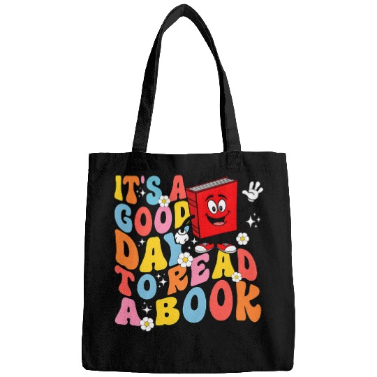 Its a Good Day to Read a Book Librarian Teacher Kids Bags