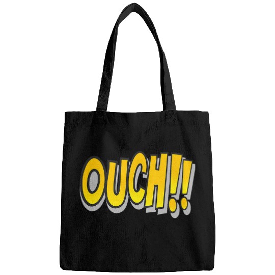 OUCH Pop Art Comic Book Speech Bubbles Street Graffiti Art Bags