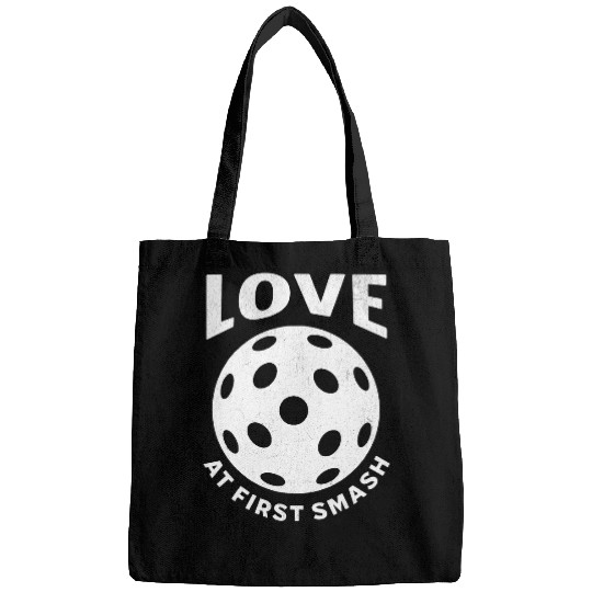 Funny Pickleball Pun Love At First Smash Bags