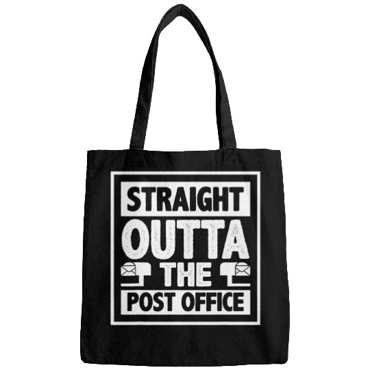 Straight Outta The Post Office Postal Worker Mailman Novelty 12 Bags