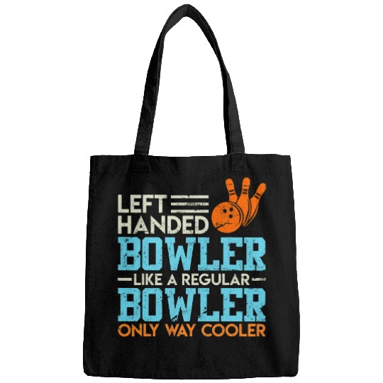 Funny Left Handed Bowler Left Handed Bowling Bags