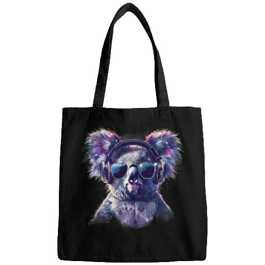 DJ Koala Bear Techno Koala Lover Music Headphones Dance Club Bags