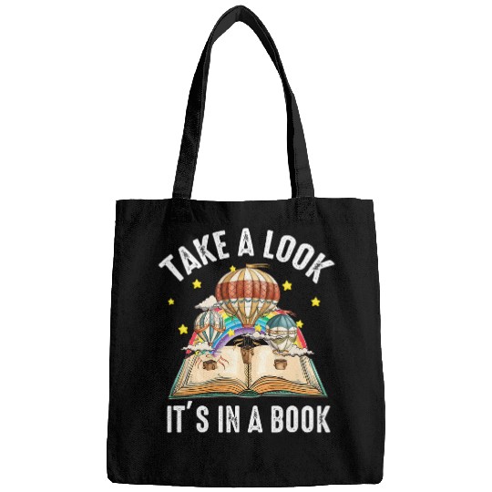 Take A Look Its In A Book Rainbow Reading 2 Bags