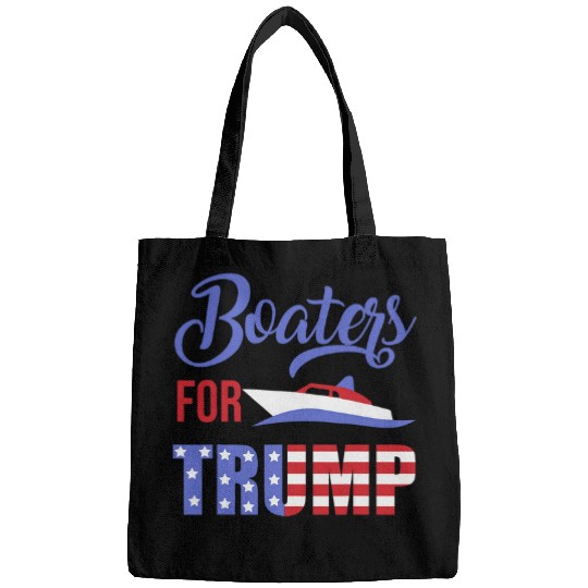 Boaters For Trump Republican Boat Owner President Support Bags