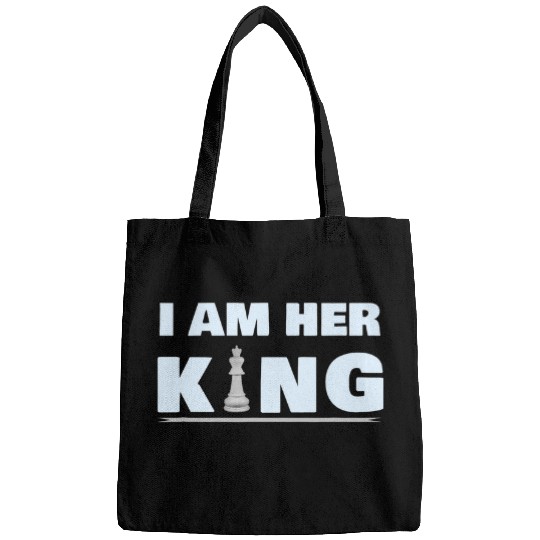 Im Her King Chess Valentines Chess Gifts for Couple Bags