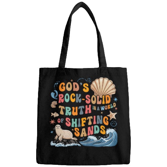 Gods Rock Solid Truth In A World Of Shifting Sands Bags