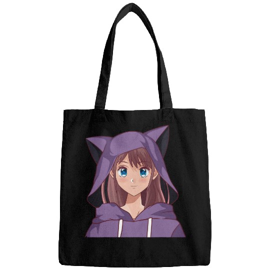 Cat Feline Jacket Kawaii Senpai Manga Japanese Cosplay Anime Bags