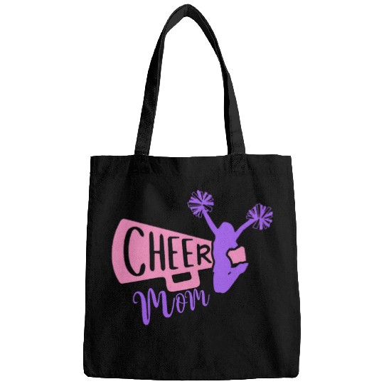 Cheer Mom Megaphone Design Game Day Cheerleading Mom Bags