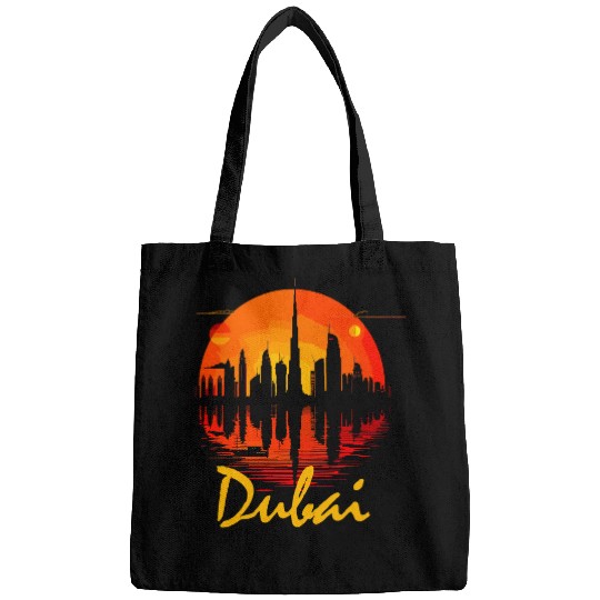 Dubai Skyline Arabic traveling 1 Bags