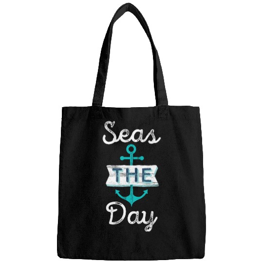 Nautical Bachelorette Party Gift Boat Anchor Seas the Day Bags