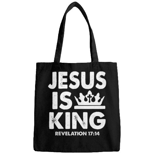 Jesus Is King Bible Scripture Quote Christian Crown 5 Bags
